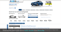 Desktop Screenshot of fleetprices.co.uk